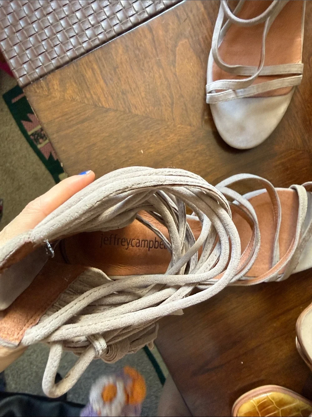 Jeffery Campbell clear Jelly Platform sandals